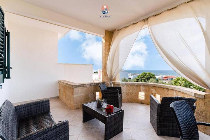Appartement de vacances pour 4 personnes, avec terrasse et jardin