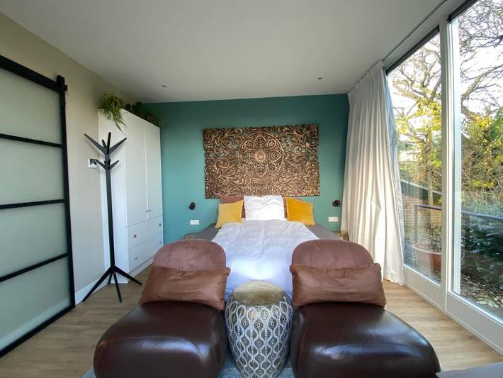 Vakantiewoning voor 3 personen, with Balkon and Terras as well as Tuin and Uitzicht in Arnhem