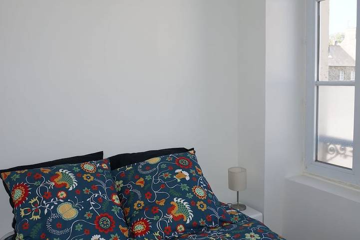 Appartement entier, Appt. 3pièces au 1er étage de la maison les Courlis, bord du havre de Portbail in Port-Bail-sur-Mer, Côte de la Déroute