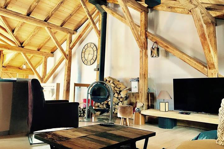 Gîte pour 8 personnes, avec jacuzzi et balcon à Saint-Jean-de-Belleville