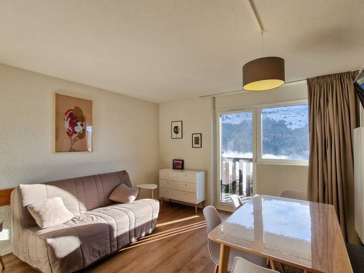 Chalet pour 4 personnes, avec balcon dans Flaine