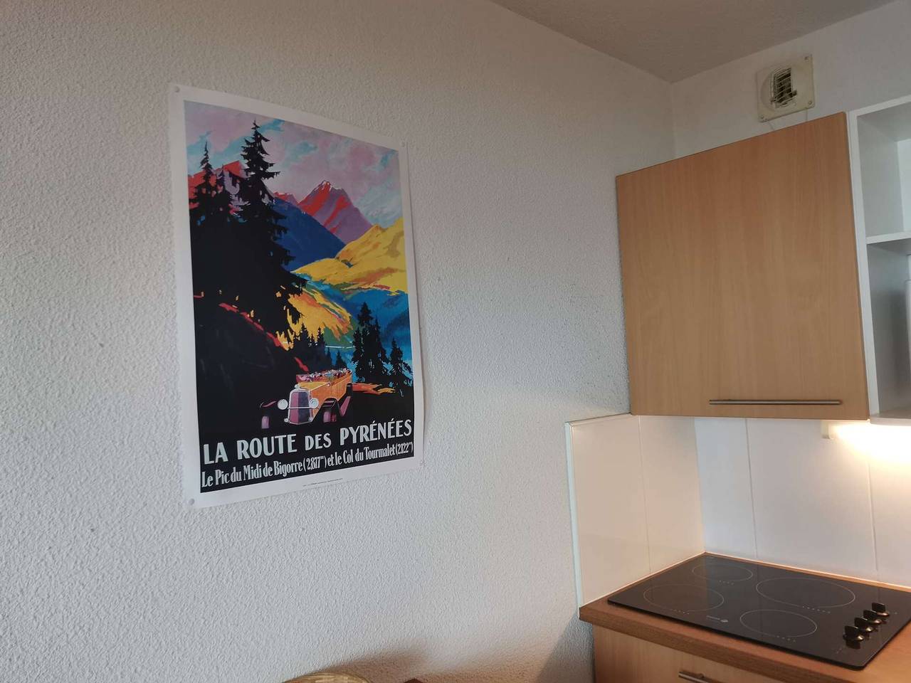 Ganzes Studio, Studio für 2+1 Kind, mit Parkplatz, Schwimmbad und Fitnessraum in La Mongie, Bagnères-de-Bigorre
