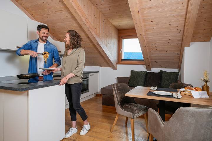 Ferienwohnung für 3 Personen, mit Balkon und Sauna, mit Haustier in Deutschnofen - 3