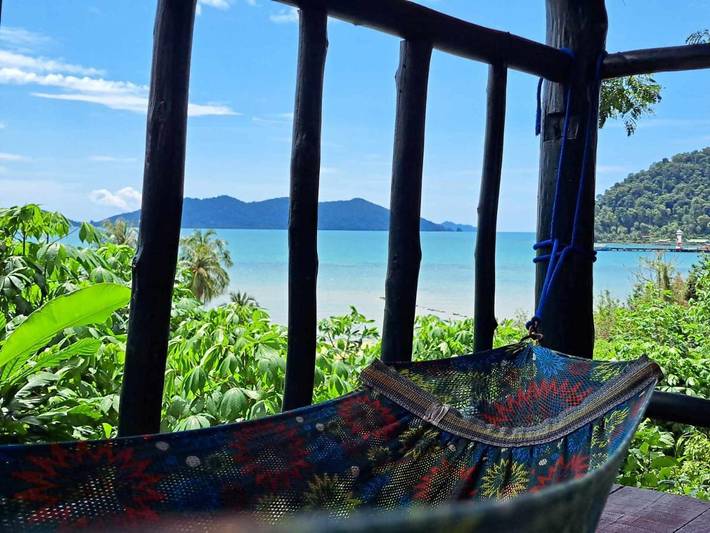 Maison d’hôte pour 2 personnes, avec vue et terrasse dans Koh Chang