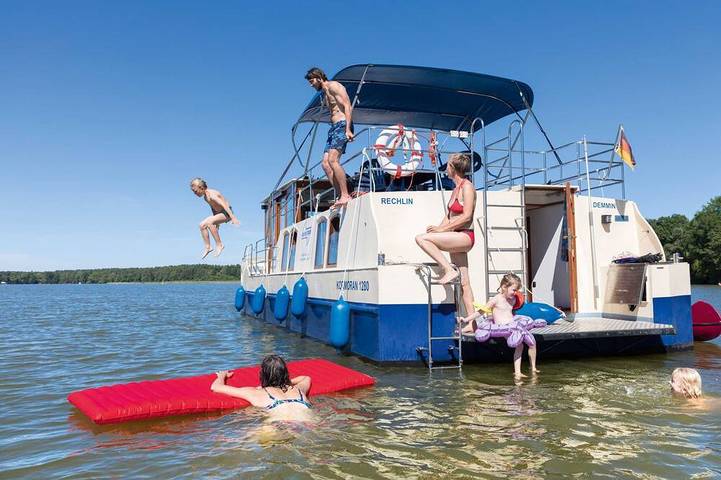 Hausboot für 9 Personen, mit Balkon, mit Haustier in Dahme-Spreewald