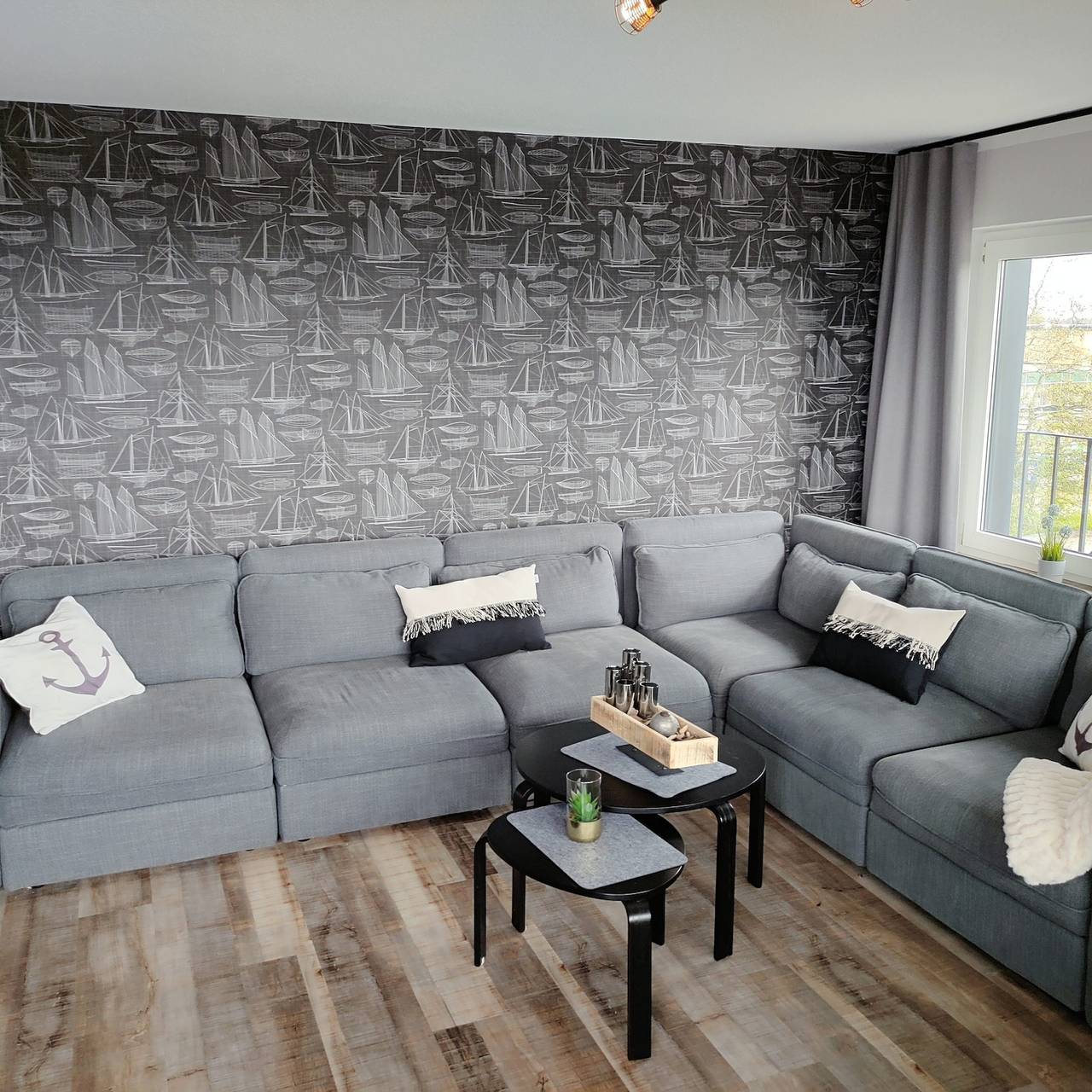 Ganze Wohnung, Penthousewohnung 'Meeresblick' mit Meerblick, Gemeinschaftsgarten und Wlan in Tossens, Butjadingen