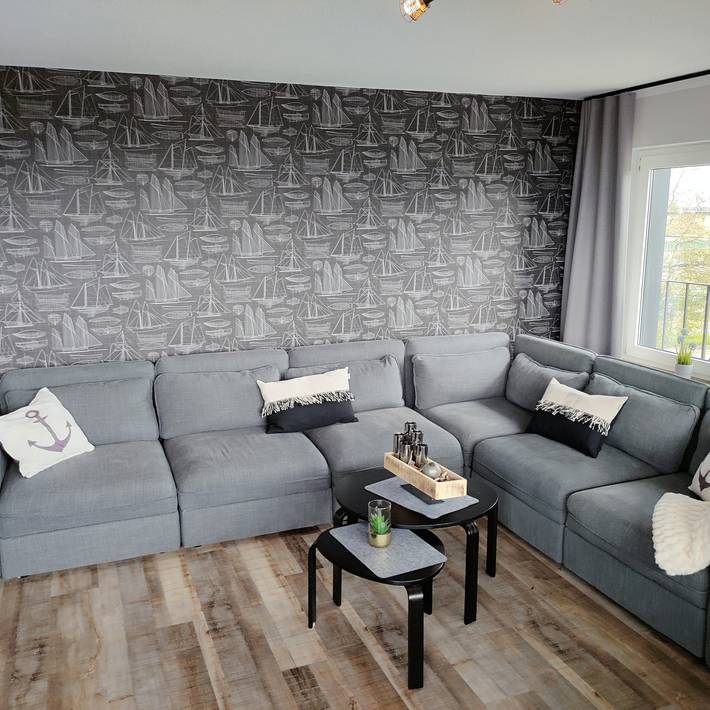 Ferienwohnung für 8 Personen, mit Balkon und Garten in Tossens - 4