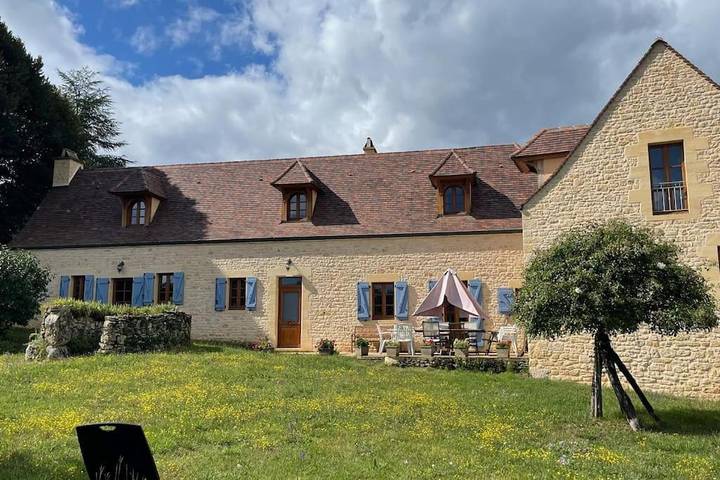 Maison de vacances pour 6 personnes, avec vue ainsi que piscine et jardin