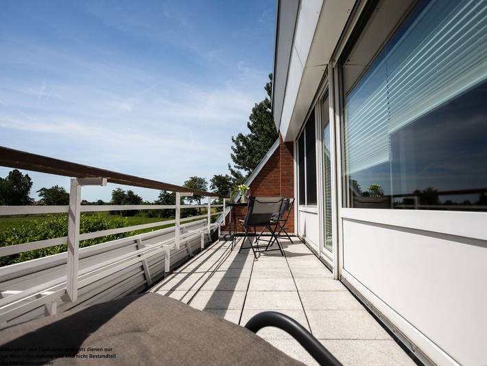 Ferienwohnung für 4 Personen, mit Balkon und Ausblick in Horumersiel - 4