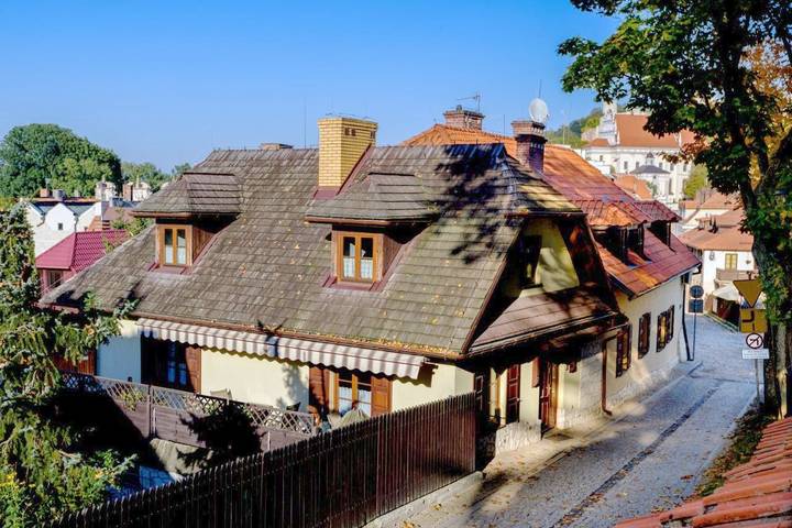 Dom gościnny dla 2 osób, z Taras i Ogród oraz Widok w Kazimierz Dolny