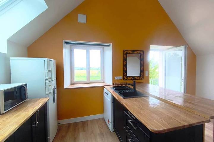 Gîte pour 2 personnes, avec Balcon dans Varouville