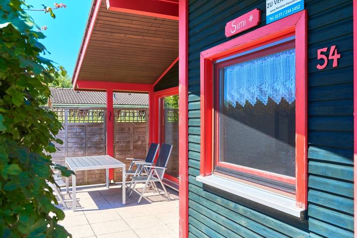 Ferienhaus für 4 Personen, mit Terrasse und Garten