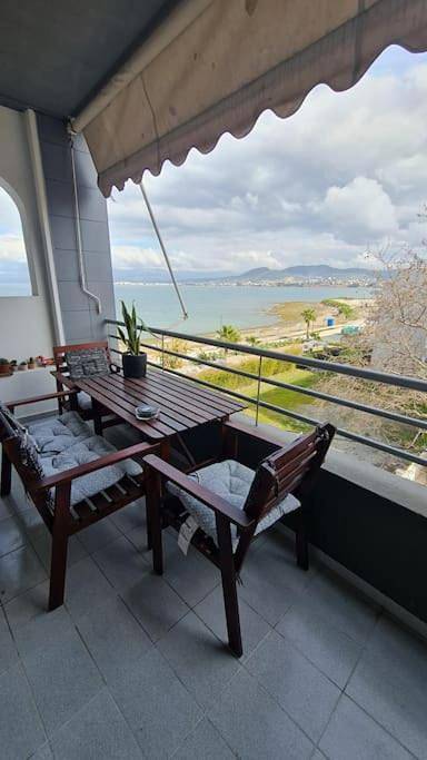 Ferienwohnung für 3 Personen, mit Balkon und Terrasse sowie Ausblick