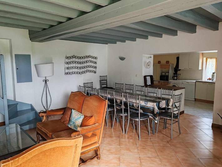 Maison de vacances pour 15 personnes, avec jardin et vue, animaux acceptés en Indre-et-Loire - 4