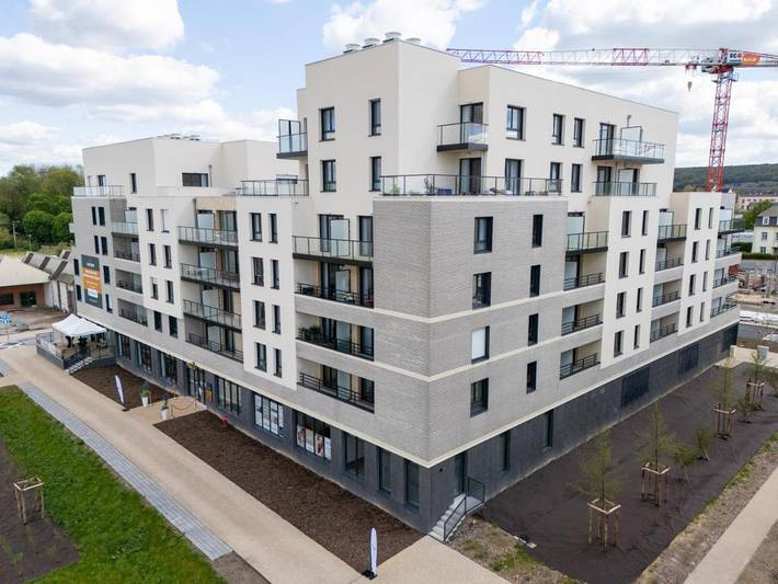 Appart’hôtel pour 2 personnes, avec Balcon ainsi que Terrasse et Vue