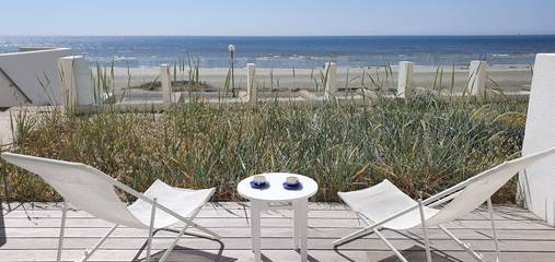 Gîte pour 2 personnes, avec terrasse dans Hardelot Plage