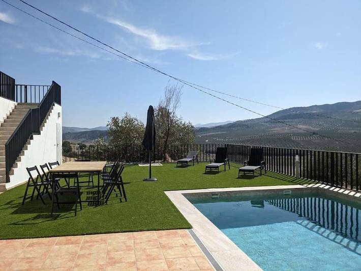 Casa rural para 7 personas, con piscina además de vistas y balcón en Iznájar - 3