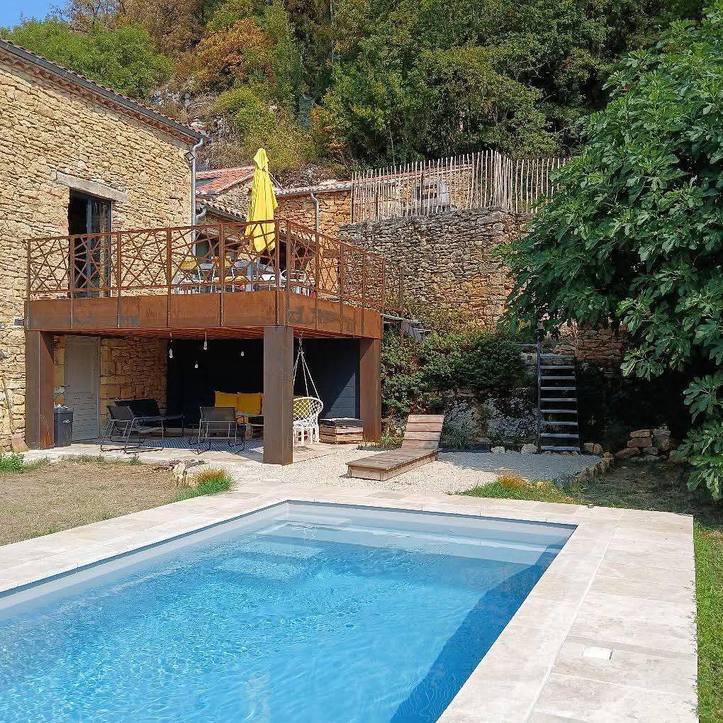 Mas d'Olema - Maison en pierre avec piscine in Puy-l'Évêque, Quercy