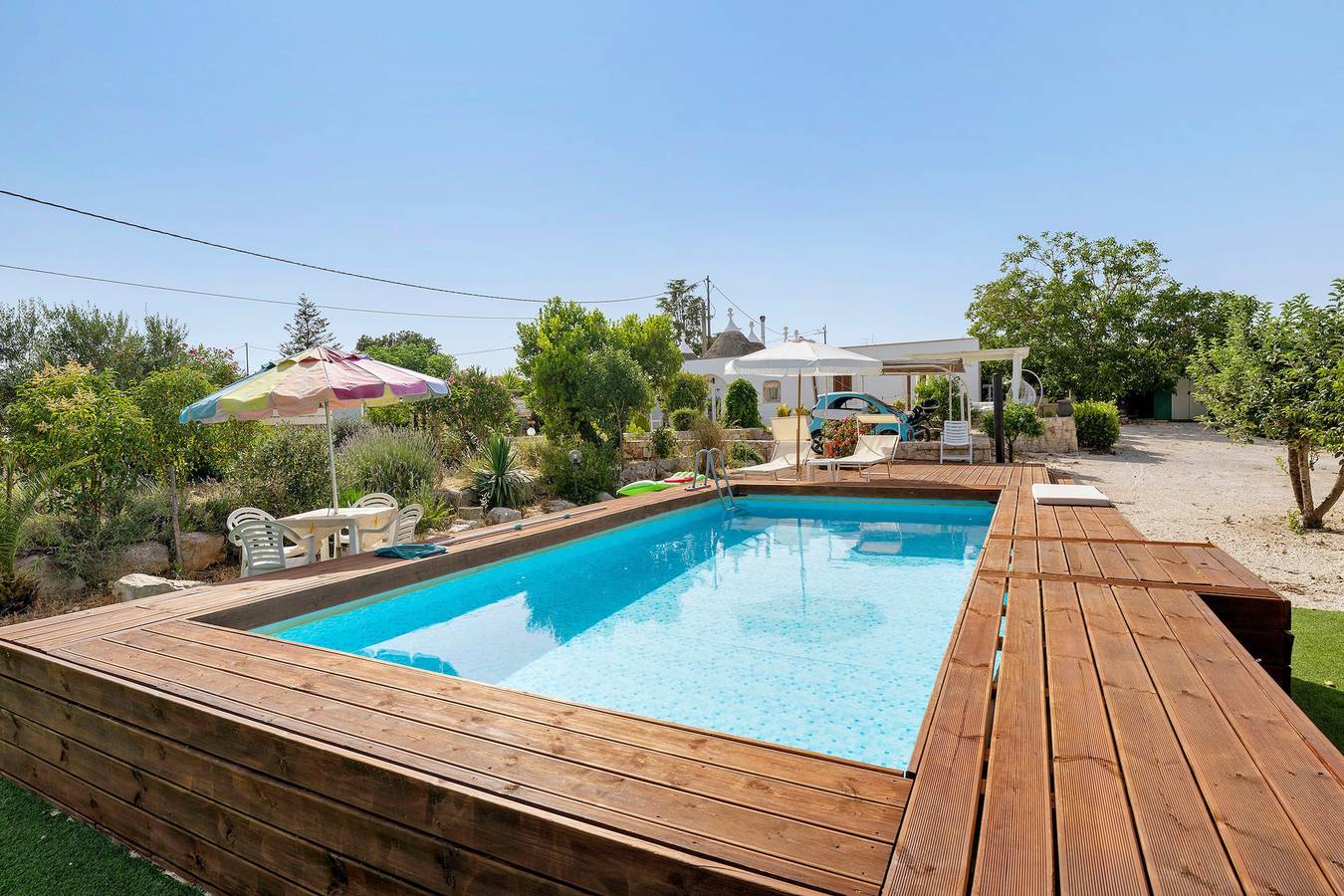 Trullo 'Vito with Pool' con piscina privada, terraza compartida y Wi-Fi in Martina Franca, Provincia de Taranto