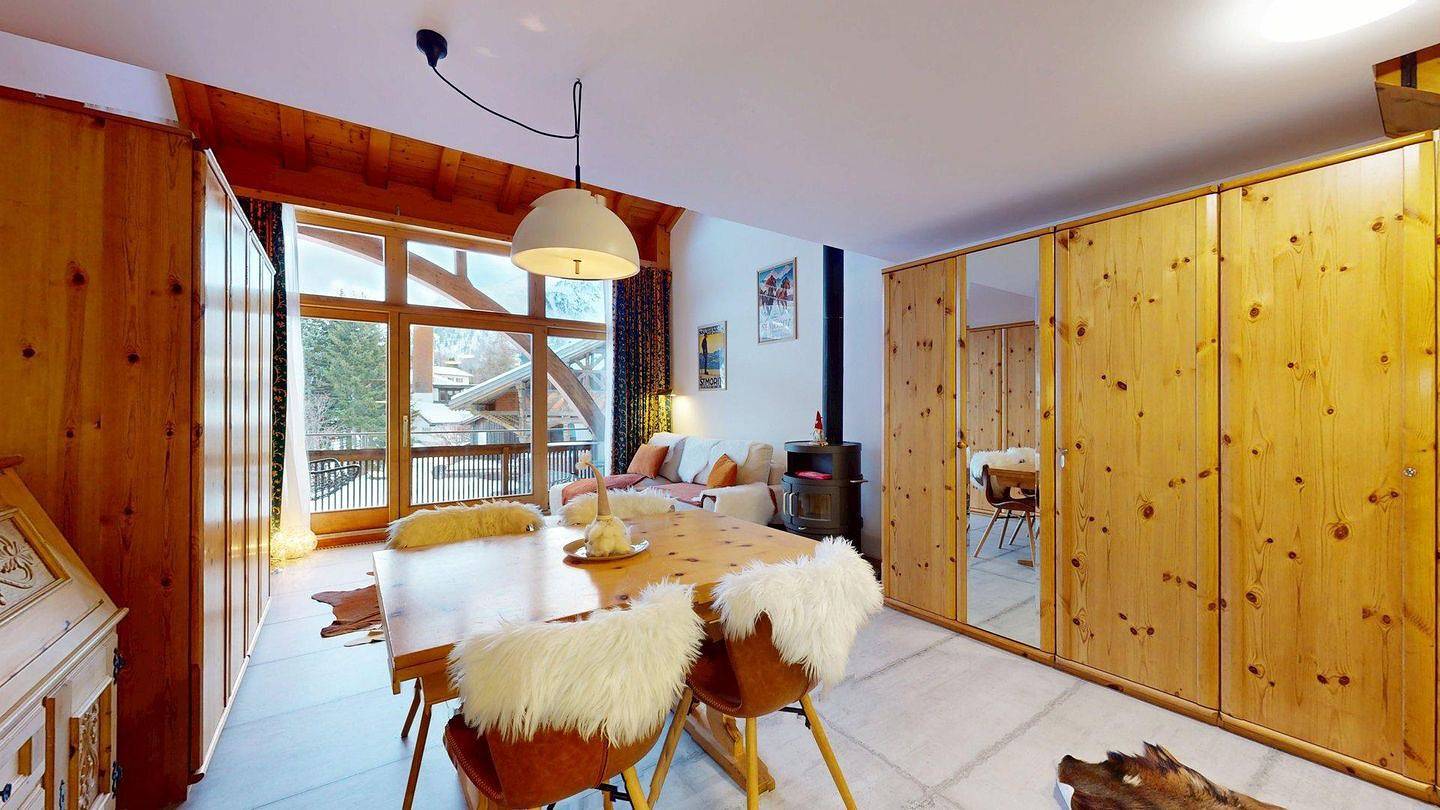 Ganze Wohnung, Ferienwohnung für 2 Personen mit Balkon in Bregaglia, Sankt Moritz