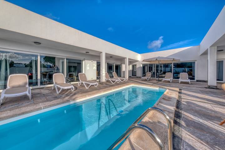 Location de vacances pour 8 personnes, avec jardin dans Charco del Palo - 3