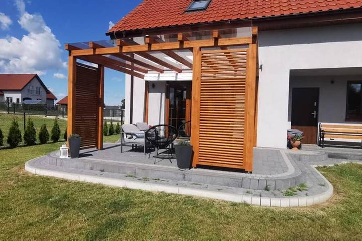 Dom wakacyjny dla 10 osób, z Balkon i Taras oraz Ogród w Mikołajki
