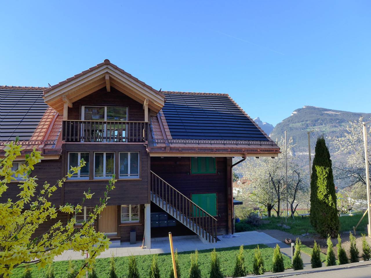 Ganze Wohnung, Huus Chloster, Apt Büel in Krattigen, Thunersee