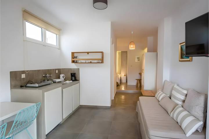 Gîte pour 4 personnes, avec balcon et jardin dans Andros - 2