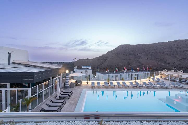 Apartment for 3 people, with sauna and terrace as well as pool in Mogán