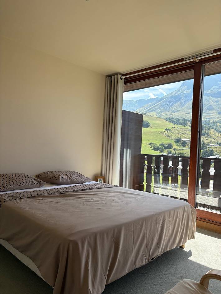 Geheel appartement, Appartement "Le Belvédère d'Albiez" met bergzicht, balkon en wifi in Col du Mollard, Albiez-Montrond