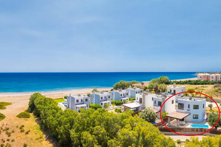 Ferienhaus für 4 Personen, mit Meerblick und Balkon sowie Terrasse und Garten in Lachania - 2