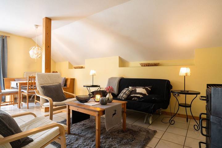 Ganze Wohnung, Apartment 'Ferienhof Homann Sauerland – Bh 4' mit Gemeinschaftsterrasse und Wlan in Nehden, Brilon