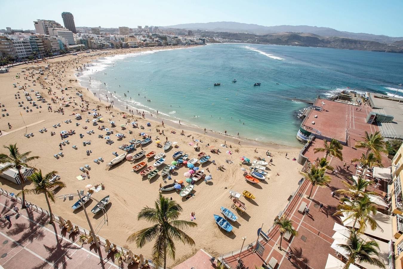 Geheel appartement, Vakantiehuis "Studio con vistas al mar 41" met Uitzicht op Zee, Wi-Fi & Terras in La Isleta, Las Palmas de Gran Canaria