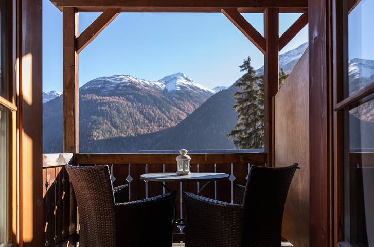Meisser Romantica - Einzelzimmer Spatzennest in Guarda Staziun, Guarda