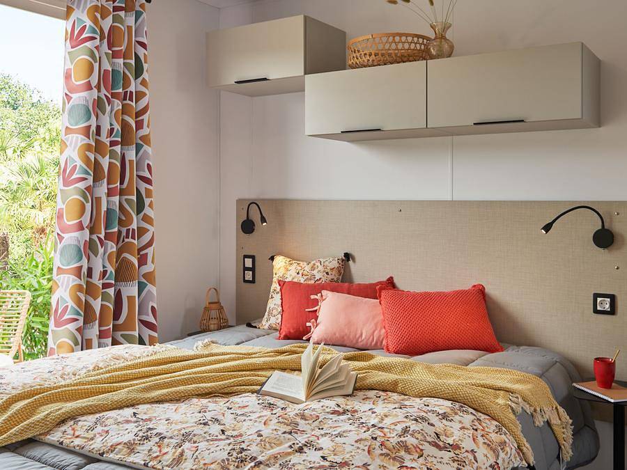 Camping La Foret Stella Plage - Mobilheim 5 personen - Cottage Opale Océan 2 Zimmer 2 Bäder 34m2 Halbüberdachte Terrasse in Cucq, Montreuil und Umgebung