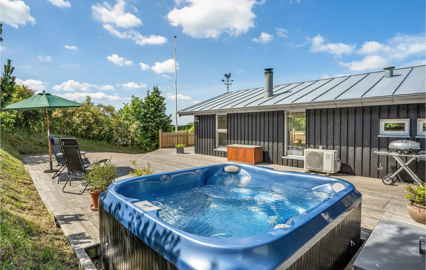 Ferienhaus für 4 Personen mit Terrasse in Egsmark Strand, Süddjursland