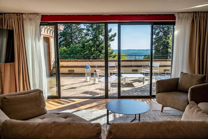 Hôtel pour 2 personnes, avec jardin et sauna ainsi que vue et piscine, animaux acceptés à Fiac (Tarn) - 4