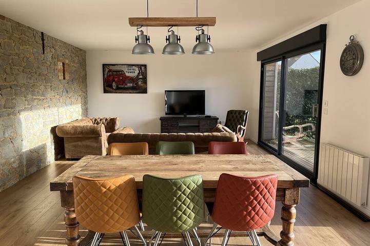 Gîte pour 6 personnes, avec terrasse et jardin dans Conteville-lès-Boulogne