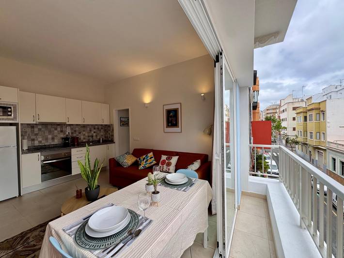 Appartement de vacances pour 4 personnes, avec balcon - 1