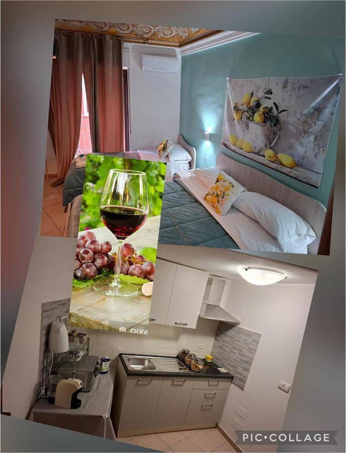 Chambre d’hôte pour 4 personnes, avec vue et balcon à Agrigente