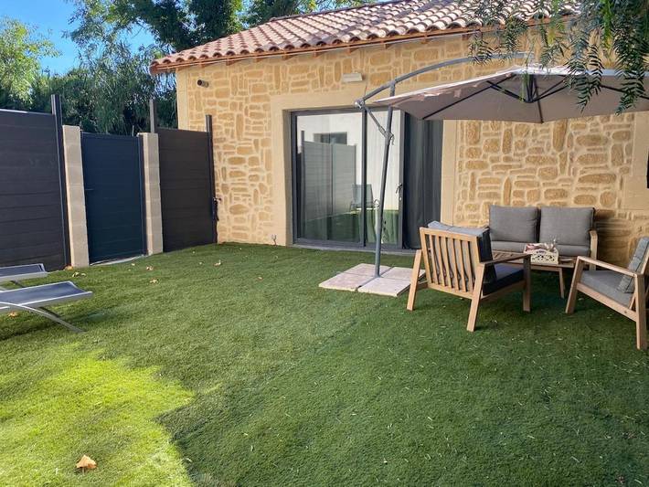 Maison de vacances pour 2 personnes, avec terrasse ainsi que jacuzzi et sauna