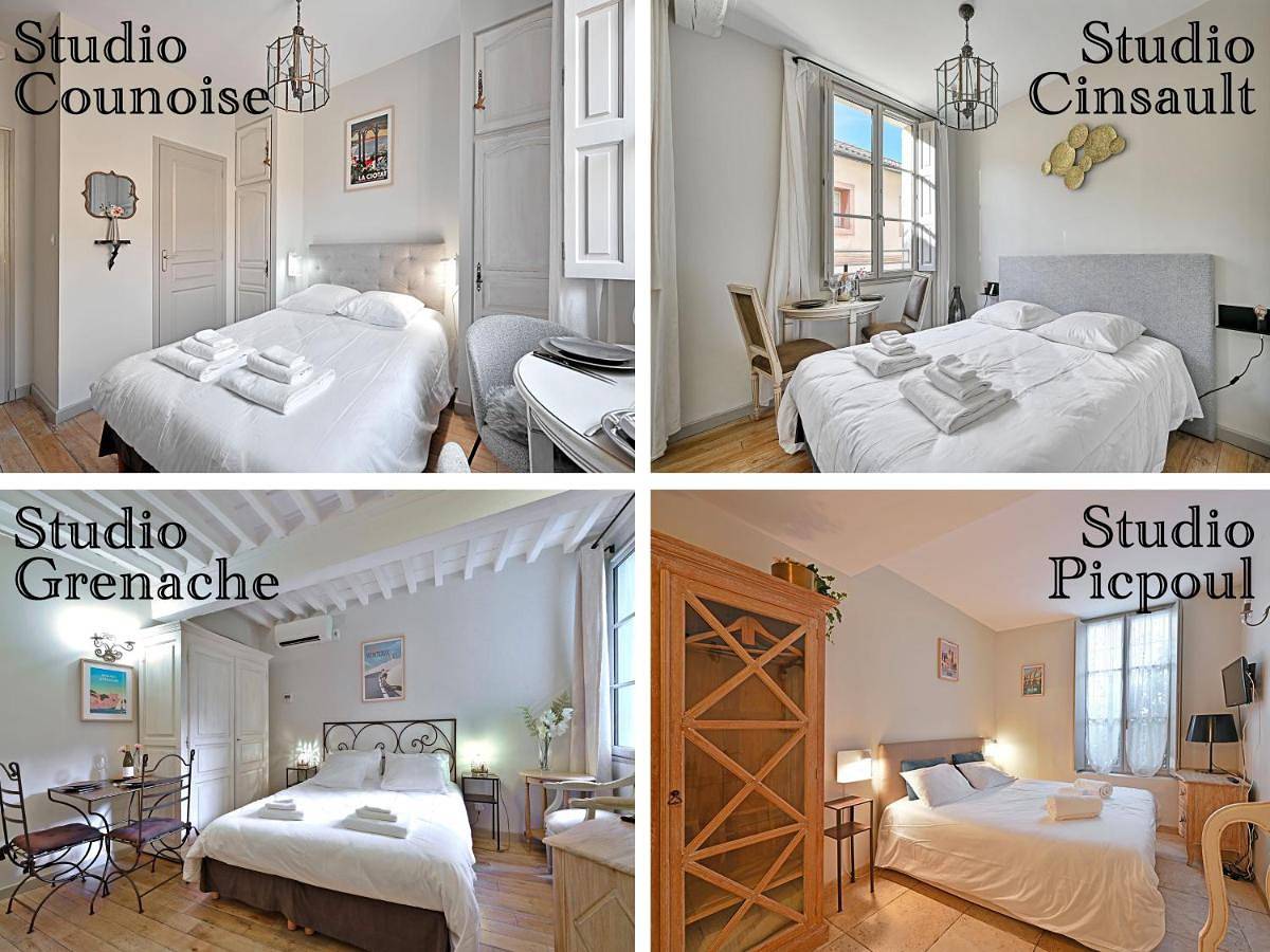 Appartement entier, Au cœur des Papes, dans bâtisse de charme studios & appartements en cœur de ville in Avignon, Vaucluse