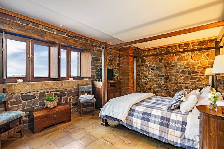 Habitación para 2 personas, con jardín en Asturias