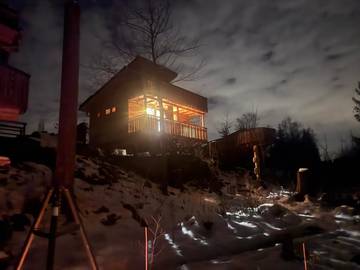 Ferienhaus für 5 Personen, mit Sauna und Garten sowie Seeblick und Balkon, kinderfreundlich im Pfaffenwinkel