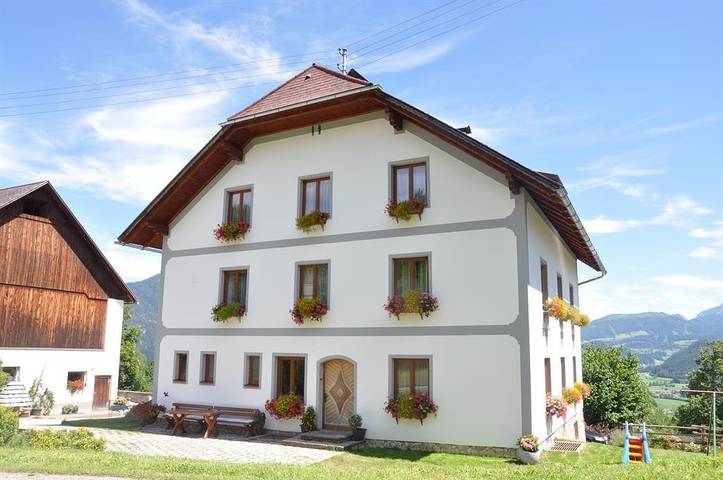 Ferienhaus für 5 Personen, mit Balkon und Garten sowie Ausblick in Roßleithen