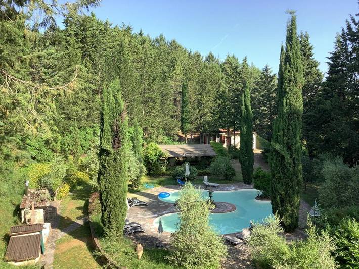 Maison d’hôte pour 2 personnes, avec Terrasse et Jardin ainsi que Piscine et Vue