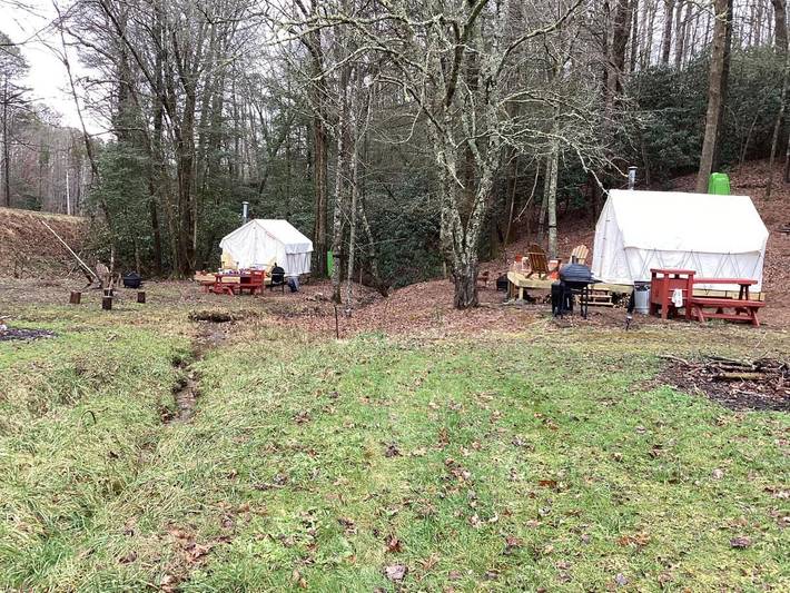 Camping für 3 Personen, mit Ausblick und Terrasse in Tennessee
