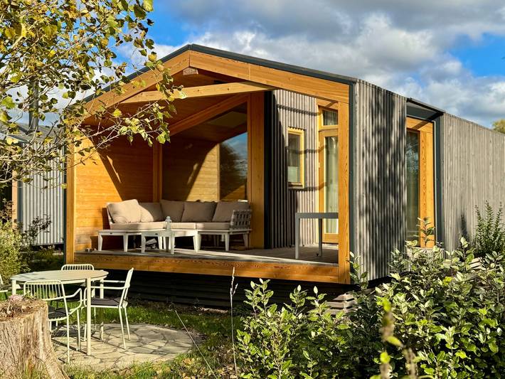 Ferienhaus für 3 Personen, mit Garten und Terrasse sowie Ausblick in Bleckede