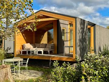 Ferienhaus für 3 Personen, mit Terrasse und Garten sowie Ausblick in Mecklenburgisches Elbetal