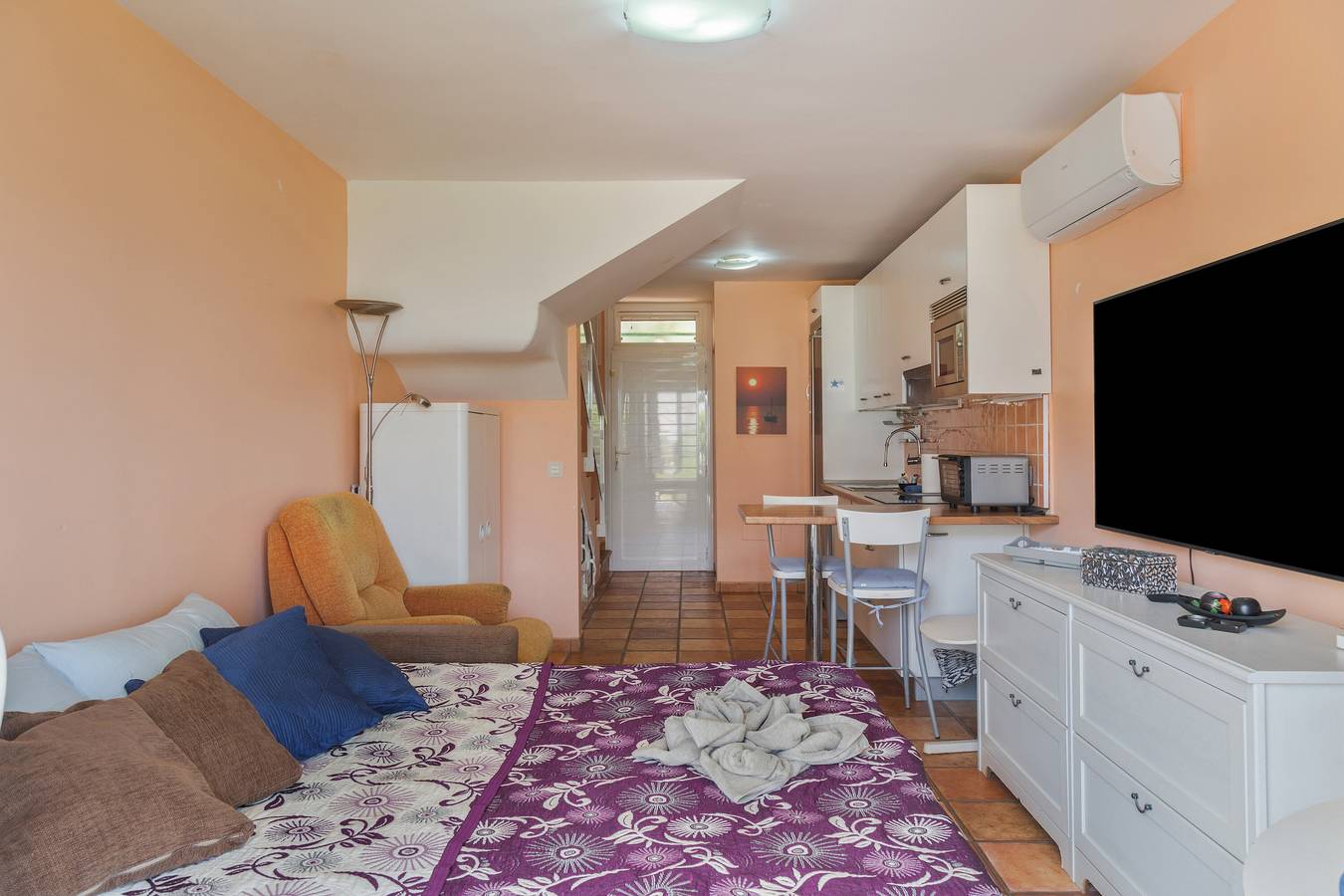 Ganze Wohnung, Ferienhaus 'El Caserío de Merengue' mit Gemeinschaftspool, Wlan und Klimaanlage in Maspalomas, San Bartolomé de Tirajana
